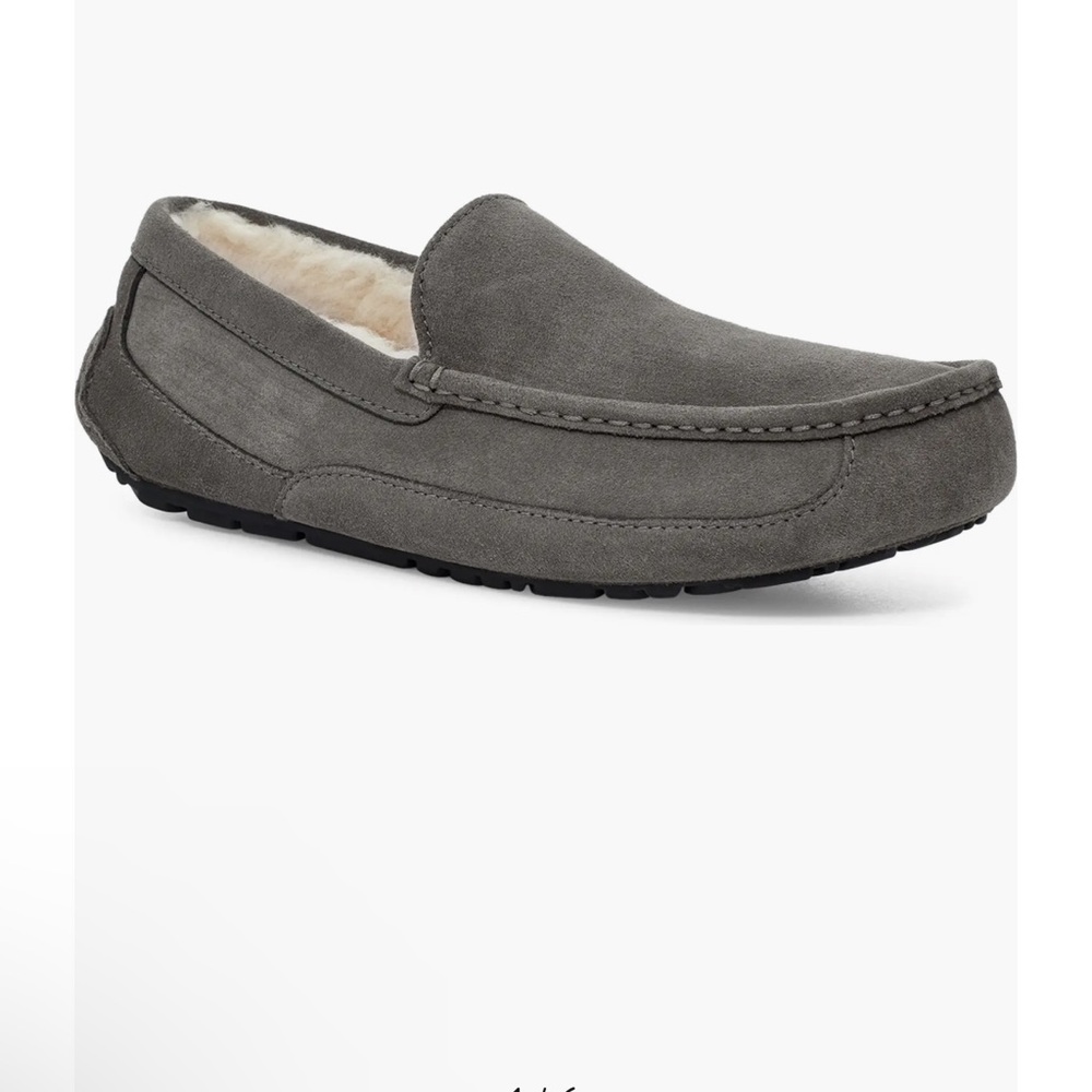 Men's Gray Suede Loafers